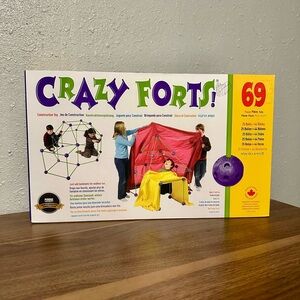 Crazy Forts Indoor Outdoor Kids Construction Play Fort Toy Set DIY